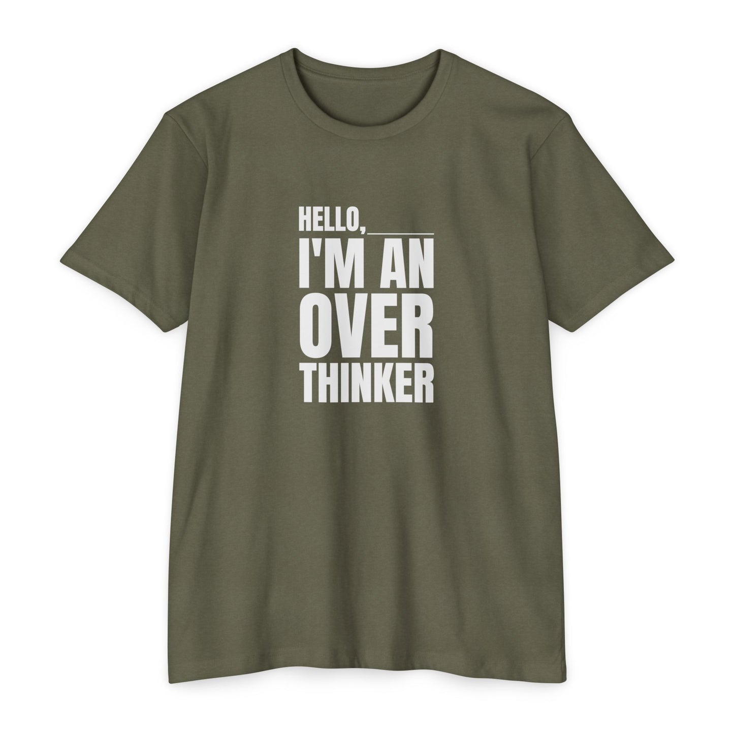 Hello I'm an Over Thinker Dad Bod T-Shirt | Funny Dad Life | S-4XL
