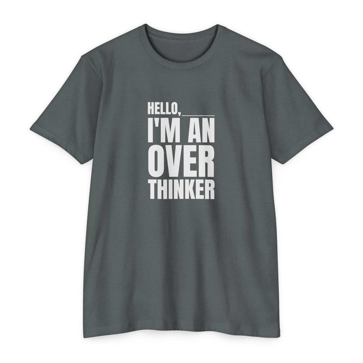 Hello I'm an Over Thinker Dad Bod T-Shirt | Funny Dad Life | S-4XL
