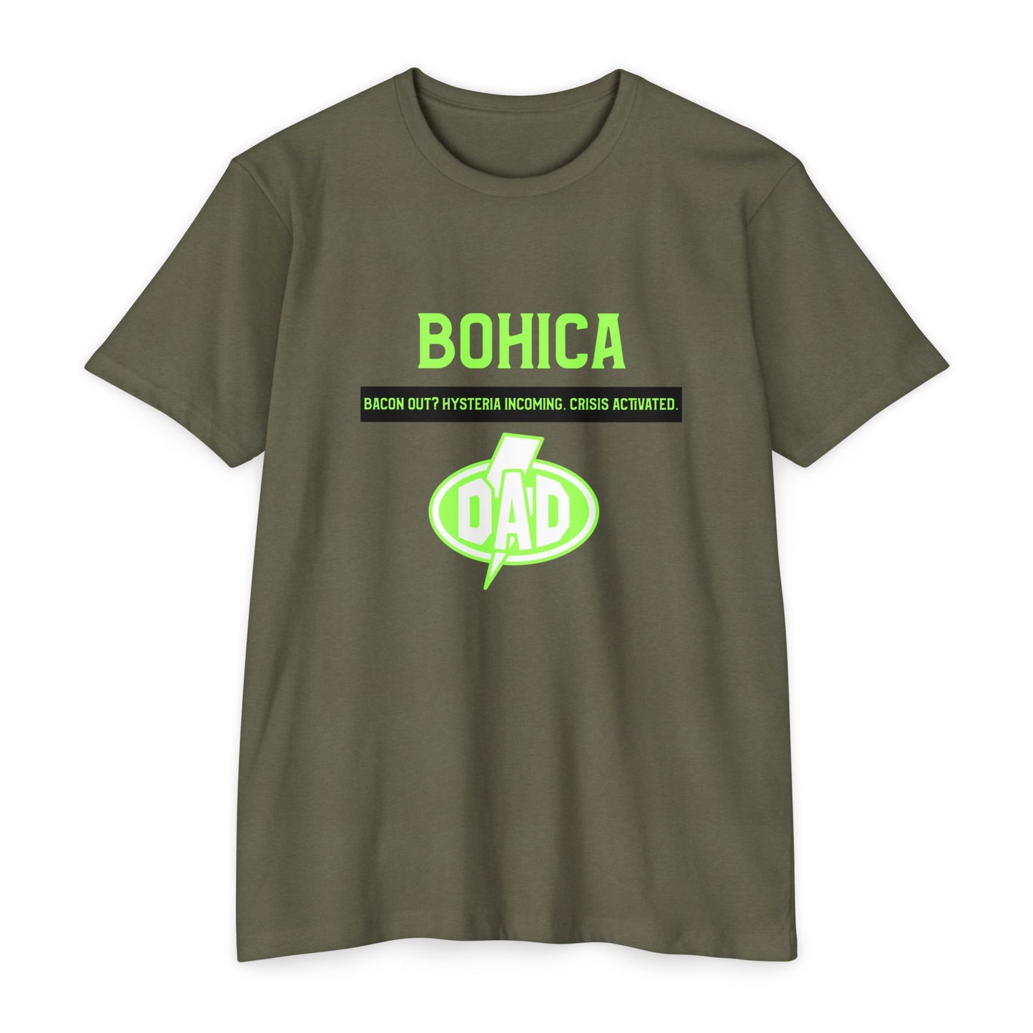 BOHICA – Bacon Out Hysteria Incoming Crisis Activated Military Jargon T-shirt