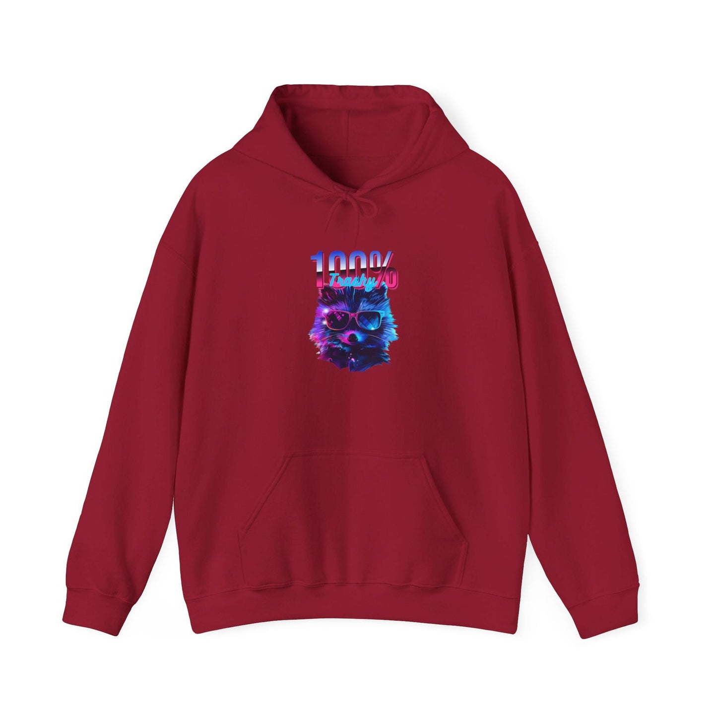 100% Trashy Hoodie - Dad Bod Streetwear - 100% Trashy Hoodie - Dad Bod Streetwear
