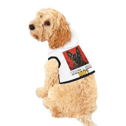 Who’s a Good Boy Dog Hoodie – Funny and Cozy Pet Apparel