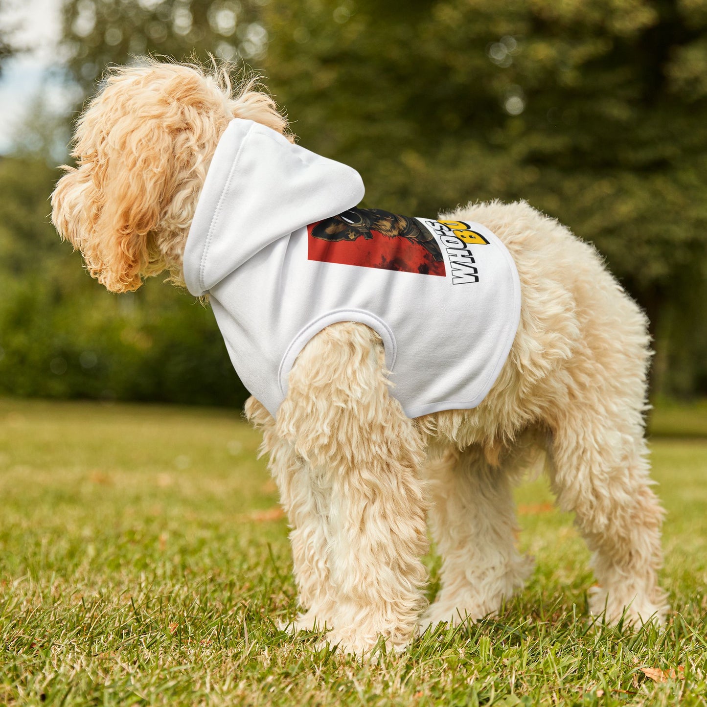 Who’s a Good Boy Dog Hoodie – Funny and Cozy Pet Apparel