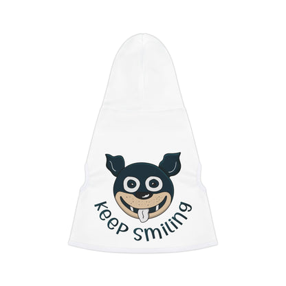 Keep Smiling Puppy Dog Hoodie – Cute and Cozy Dog Apparel