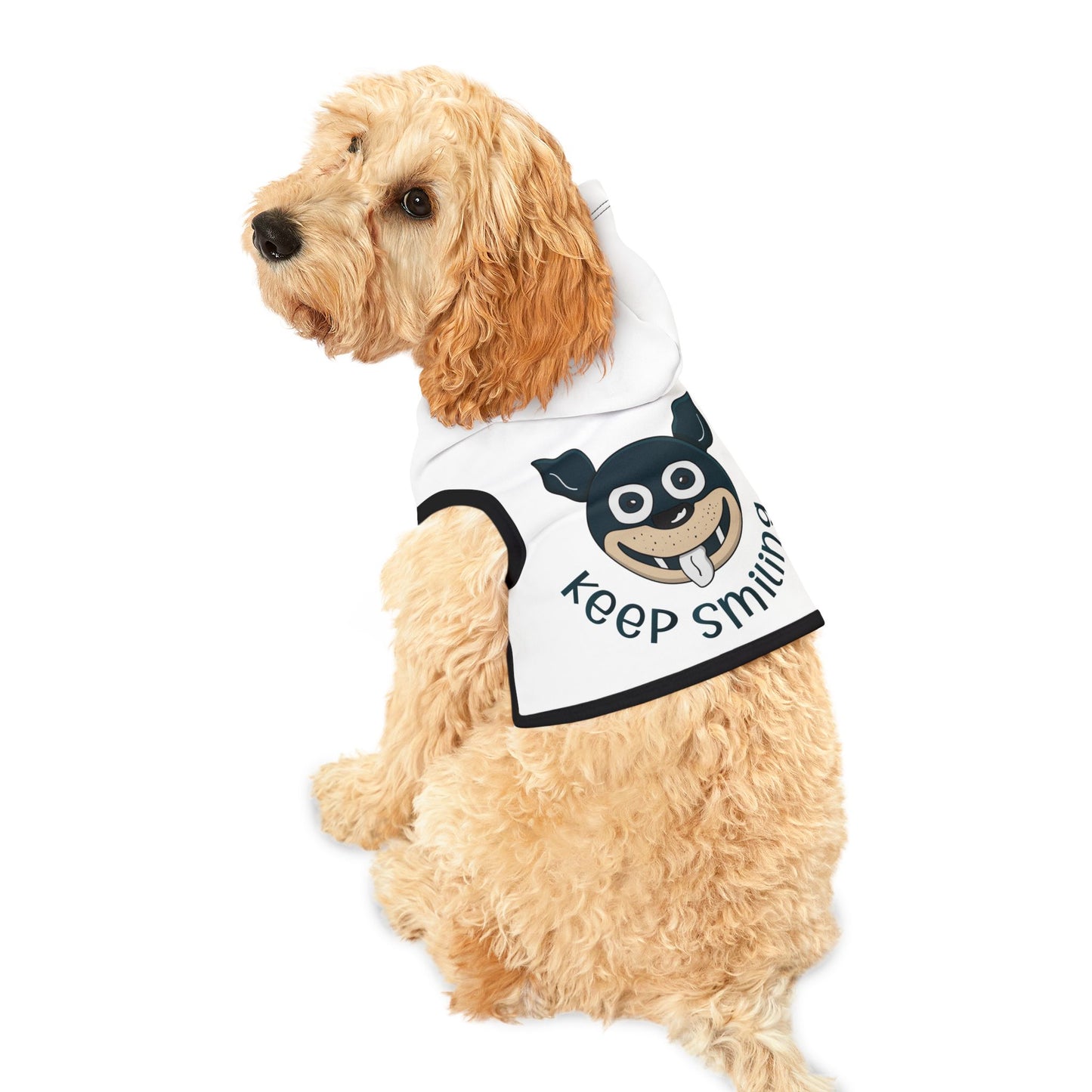 Keep Smiling Puppy Dog Hoodie – Cute and Cozy Dog Apparel