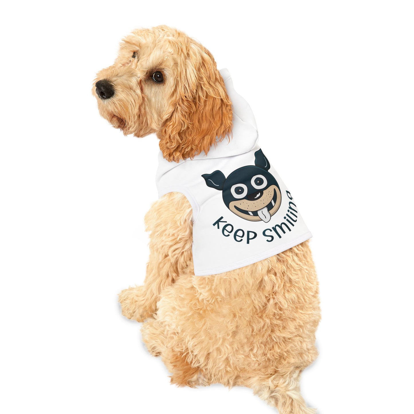 Keep Smiling Puppy Dog Hoodie – Cute and Cozy Dog Apparel