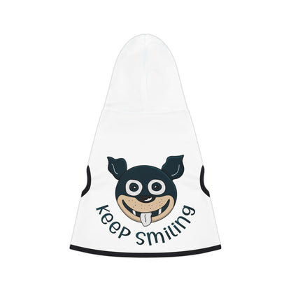 Keep Smiling Puppy Dog Hoodie – Cute and Cozy Dog Apparel