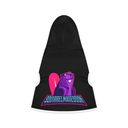 SQUIRRELMAGGEDON Dog Hoodie – Funny and Fierce Pet Apparel