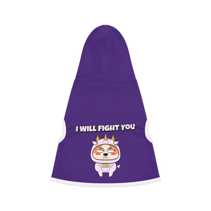 I will Fight You Dad Joke Pet Hoodie