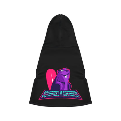 SQUIRRELMAGGEDON Dog Hoodie – Funny and Fierce Pet Apparel