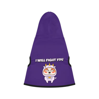 I will Fight You Dad Joke Pet Hoodie