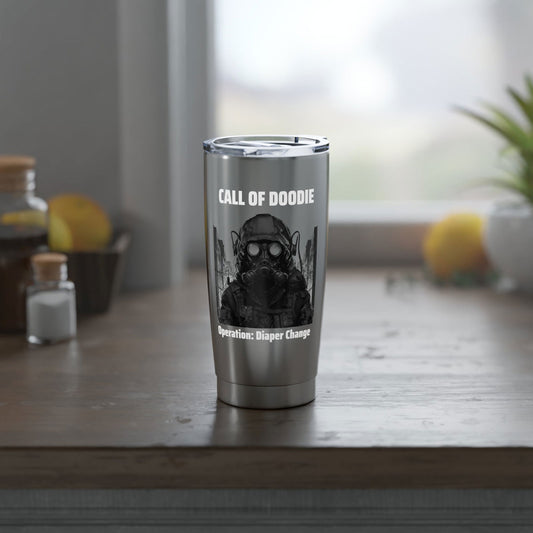 Call of Doodie Operation Diaper Change 20oz Tumbler - Dad Bod Streetwear - Call of Doodie Operation Diaper Change 20oz Tumbler - Dad Bod Streetwear