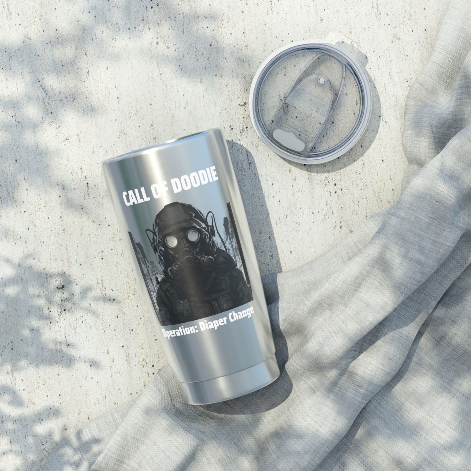 Call of Doodie Operation Diaper Change 20oz Tumbler - Dad Bod Streetwear - Call of Doodie Operation Diaper Change 20oz Tumbler - Dad Bod Streetwear