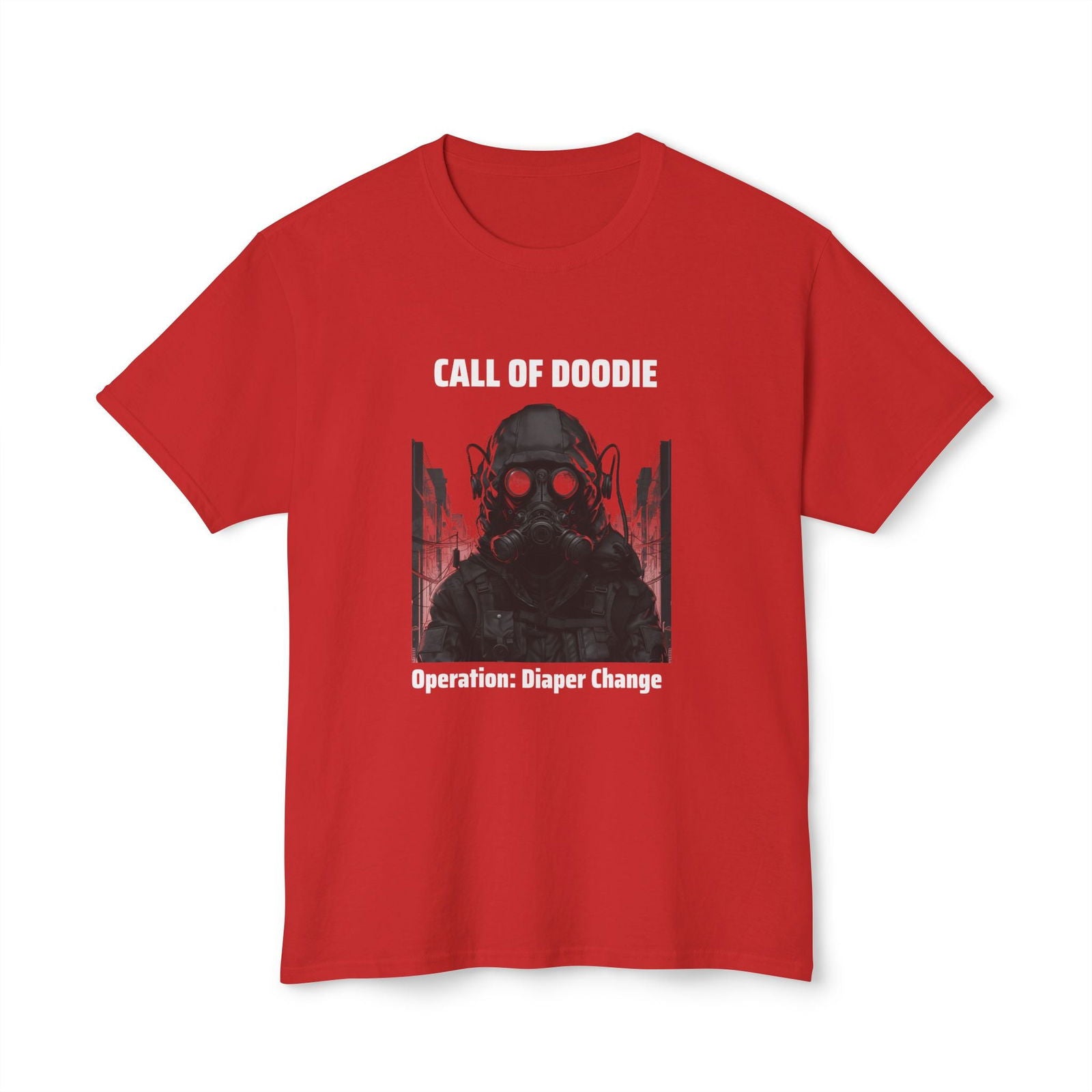 Call of Doodie: Operation Diaper Change Tee - Dad Bod Streetwear - Call of Doodie: Operation Diaper Change Tee - Dad Bod Streetwear