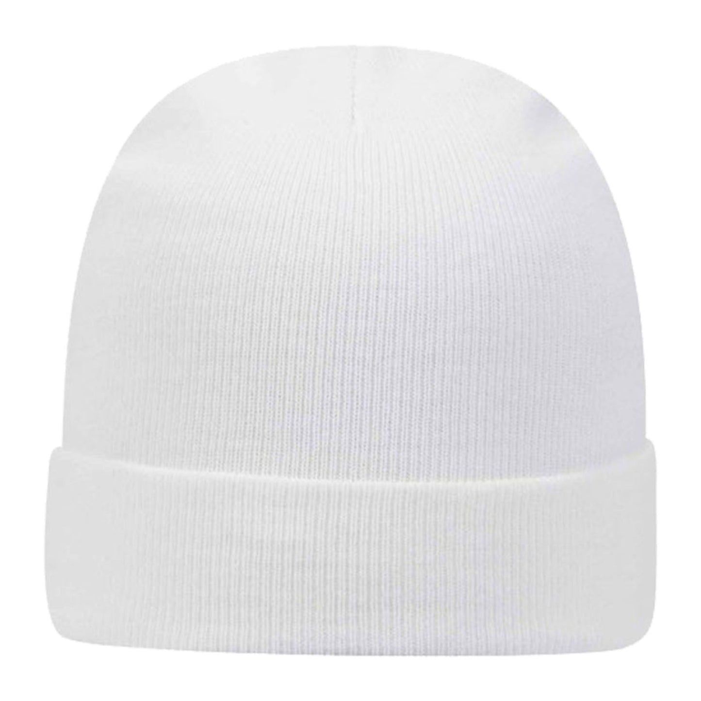 Caution Dad Jokes Ahead Classic Knit Beanie w/ Cuff - Dad Bod Streetwear