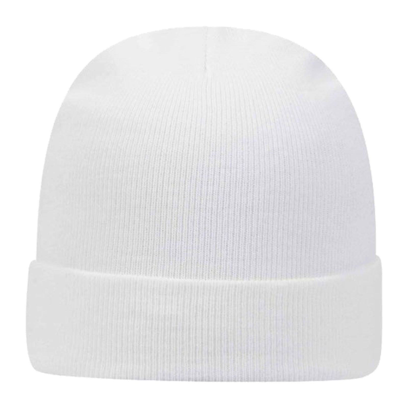 Caution Dad Jokes Ahead Classic Knit Beanie w/ Cuff - Dad Bod Streetwear