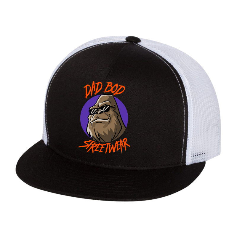 Dad Bod Streetwear Signature YP Classics Flat Bill Trucker Cap - Dad Bod Streetwear