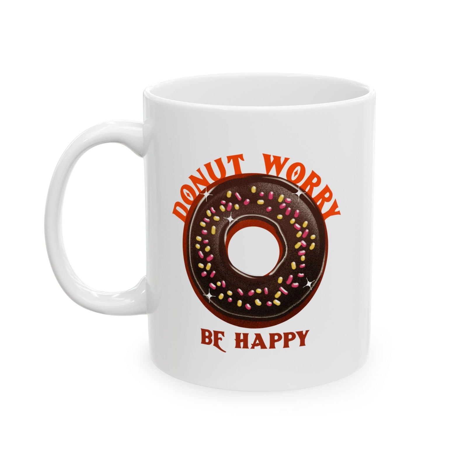 Donut Worry Coffee Mug - Dad Bod Streetwear