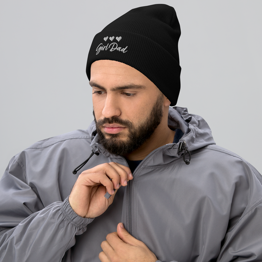 Girl Dad Cuffed Beanie - Dad Bod Streetwear