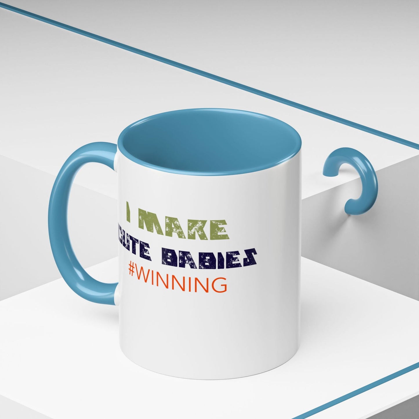 I Make Cute Babies Coffee Mug (11, 15oz) - Dad Bod Streetwear - 