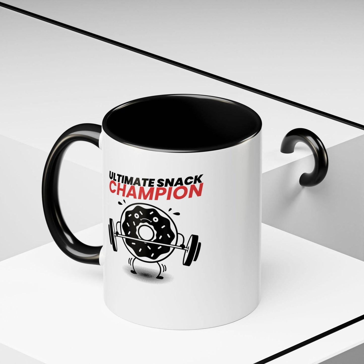 Ultimate Snack Champion Coffee Mug (11, 15oz) - Dad Bod Streetwear - 