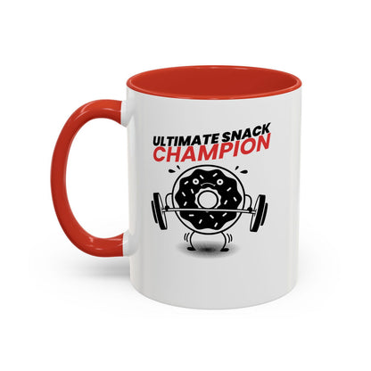 Ultimate Snack Champion Coffee Mug (11, 15oz) - Dad Bod Streetwear - 