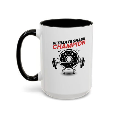 Ultimate Snack Champion Coffee Mug (11, 15oz) - Dad Bod Streetwear - 