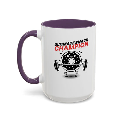 Ultimate Snack Champion Coffee Mug (11, 15oz) - Dad Bod Streetwear - 