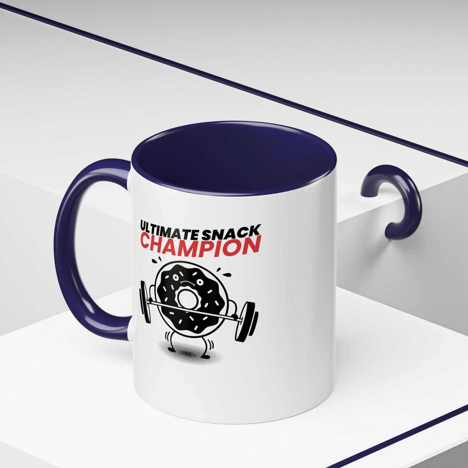 Ultimate Snack Champion Coffee Mug (11, 15oz) - Dad Bod Streetwear - 