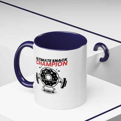Ultimate Snack Champion Coffee Mug (11, 15oz) - Dad Bod Streetwear - 