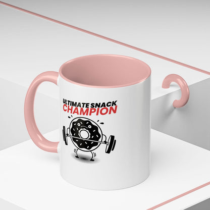Ultimate Snack Champion Coffee Mug (11, 15oz) - Dad Bod Streetwear - 