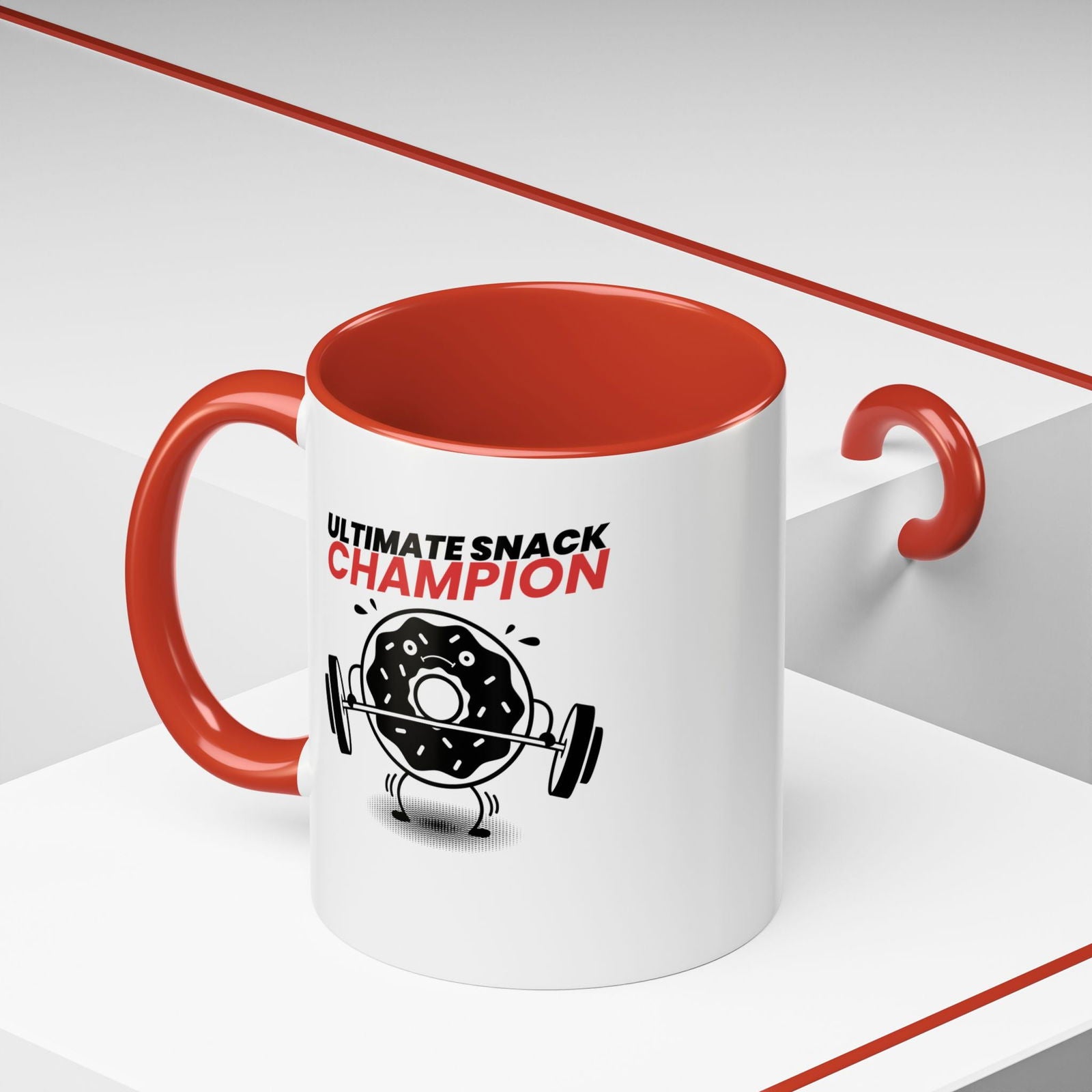 Ultimate Snack Champion Coffee Mug (11, 15oz) - Dad Bod Streetwear - 