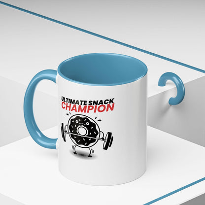Ultimate Snack Champion Coffee Mug (11, 15oz) - Dad Bod Streetwear - 