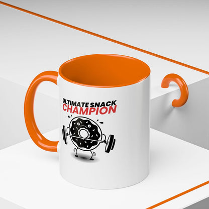 Ultimate Snack Champion Coffee Mug (11, 15oz) - Dad Bod Streetwear - 