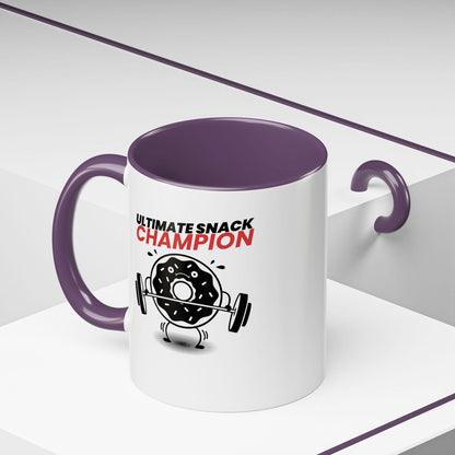 Ultimate Snack Champion Coffee Mug (11, 15oz) - Dad Bod Streetwear - 