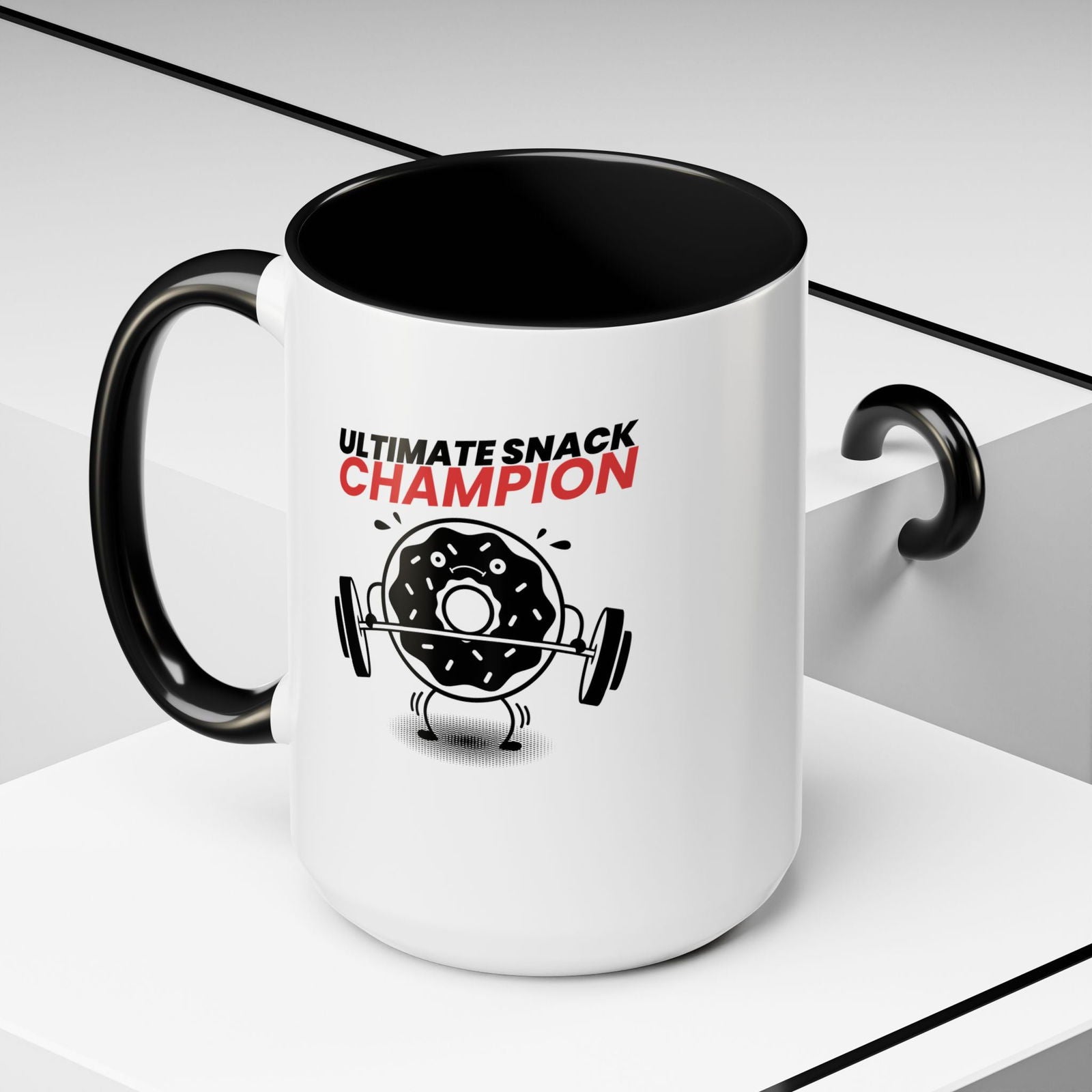 Ultimate Snack Champion Coffee Mug (11, 15oz) - Dad Bod Streetwear - 