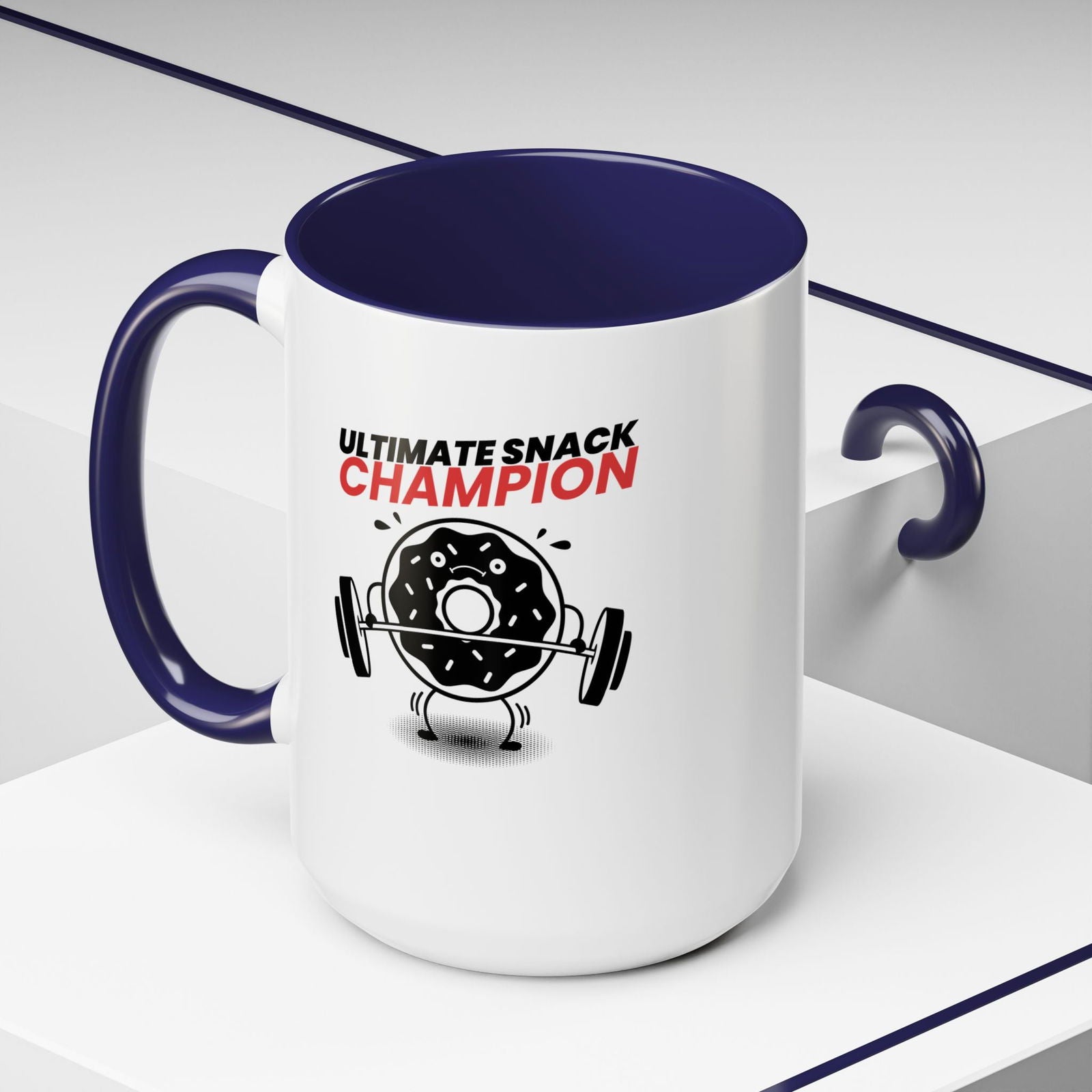 Ultimate Snack Champion Coffee Mug (11, 15oz) - Dad Bod Streetwear - 