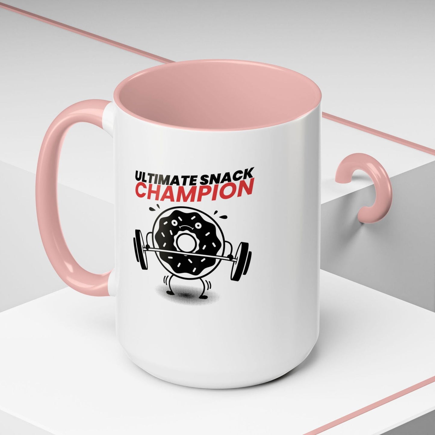 Ultimate Snack Champion Coffee Mug (11, 15oz) - Dad Bod Streetwear - 