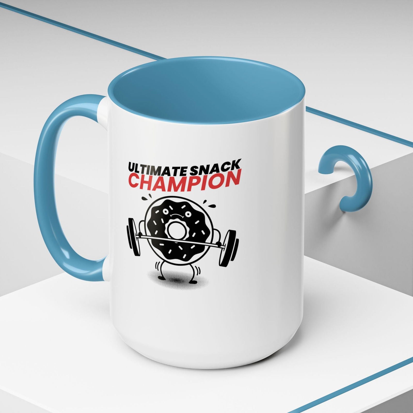Ultimate Snack Champion Coffee Mug (11, 15oz) - Dad Bod Streetwear - 