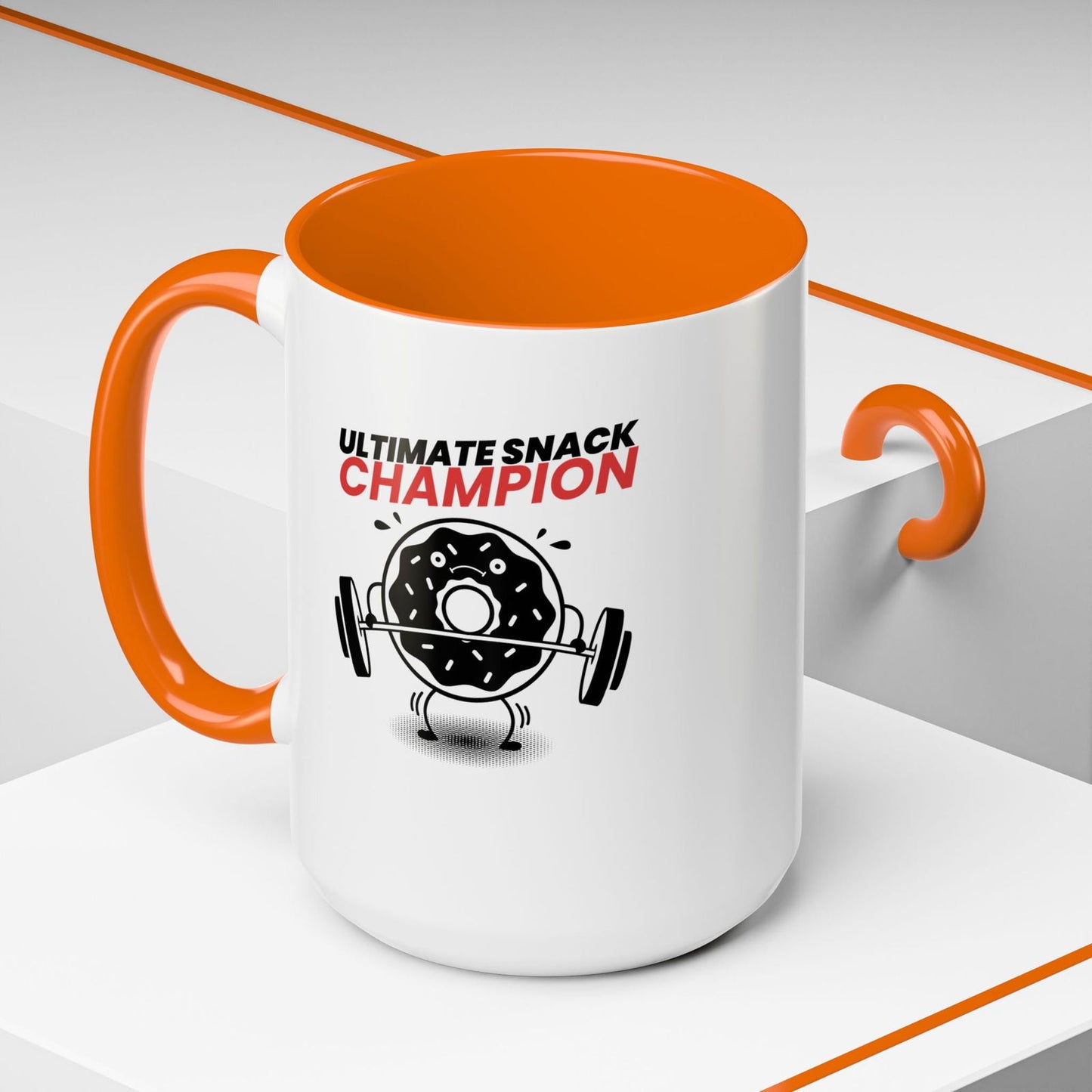 Ultimate Snack Champion Coffee Mug (11, 15oz) - Dad Bod Streetwear - 