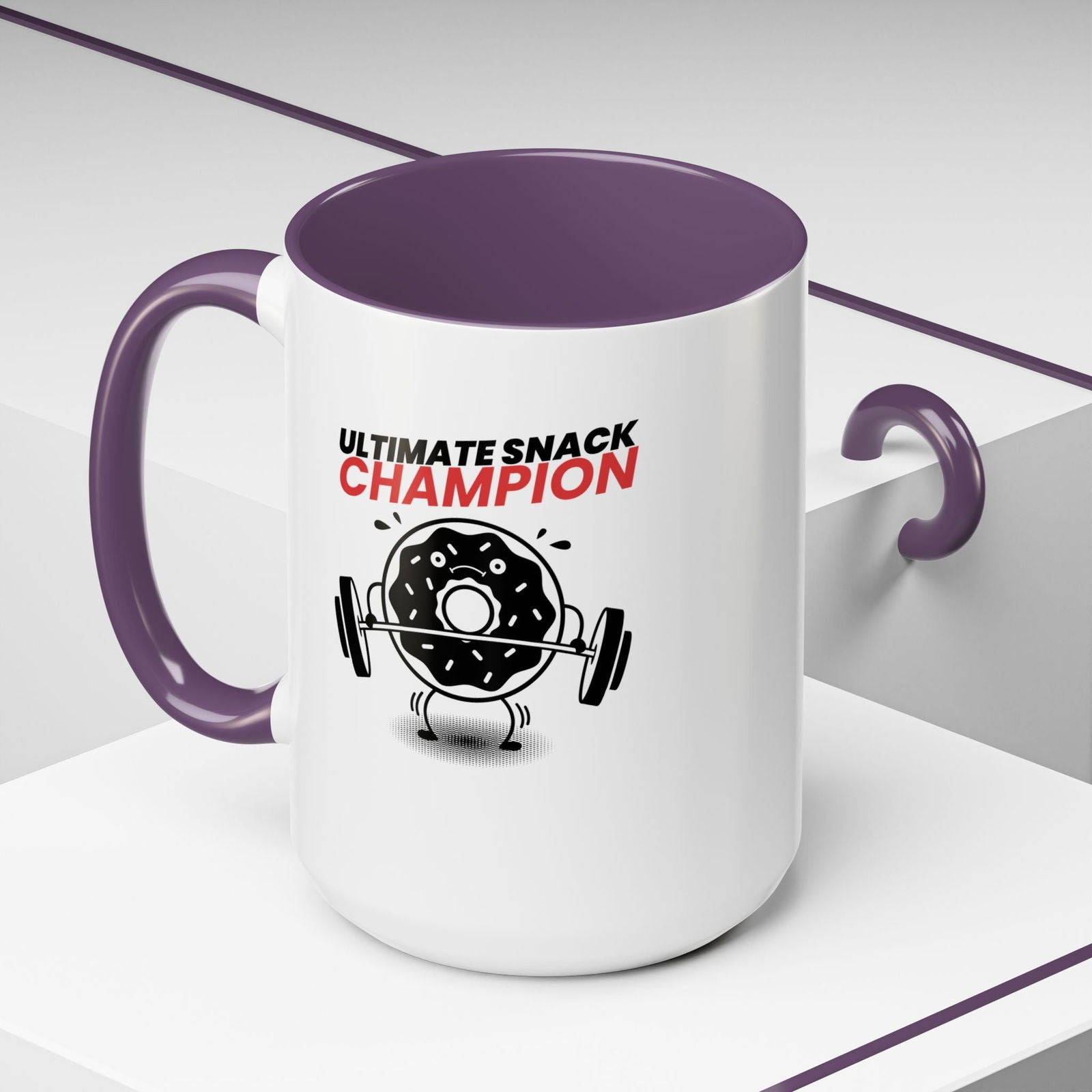 Ultimate Snack Champion Coffee Mug (11, 15oz) - Dad Bod Streetwear - 